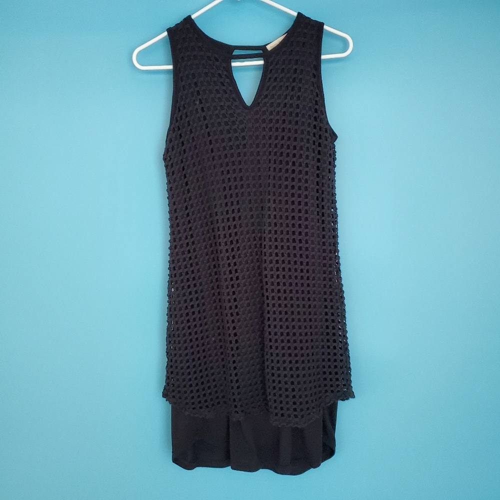 Vintage Trouble at the Mill Dress Size Medium Black Lace